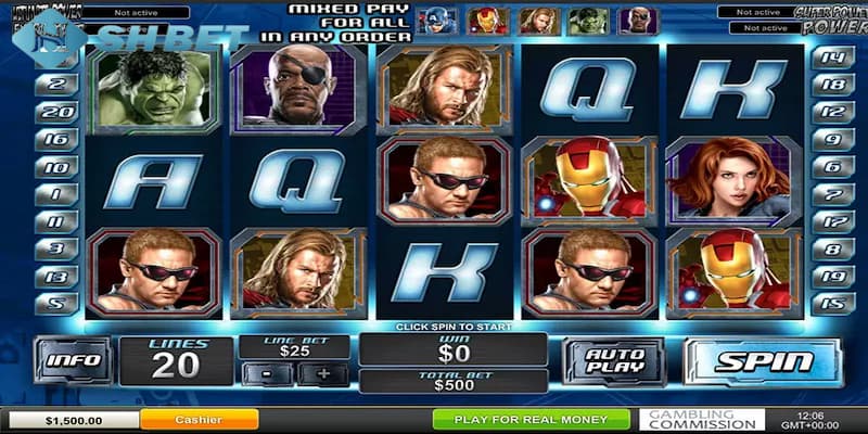 Tính năng đặc biệt hấp dẫn tại Slot Avengers