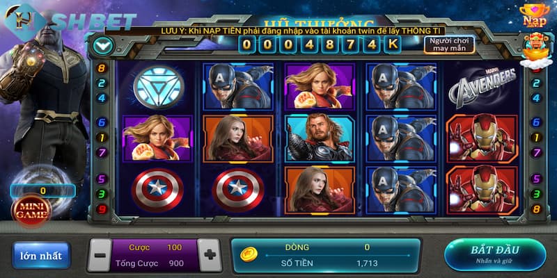 Giới thiệu chi tiết về slot Avengers
