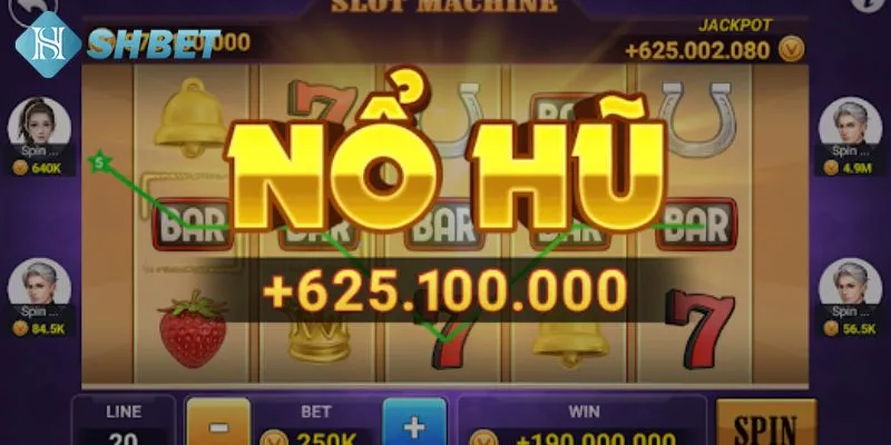 Các loại game nổ hũ đổi thưởng hot nhất tại SHBET